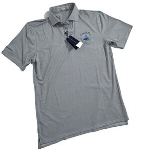 Holderness Bourne NWT Perkins Shirt Mens M Classic Fit Stretch Striped Logo READ